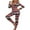 Black, variant on Rdhnmea Women Christmas  one-piece  V Neck Bodycon One Piece Pajamas Christmas Cartoon Printed Jumpsuit Bodysuit Sleepwear