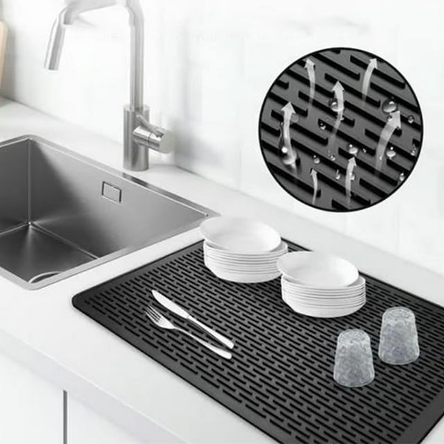 Bowls for Kitchen,Stove Mat Stove Top Protection Mat Bowl and Drainage Mat Slip Stove Top Mat Insulation Mat Kitchen Countertop Mat,Kitchen Mat Set,Stoves for Kitchen