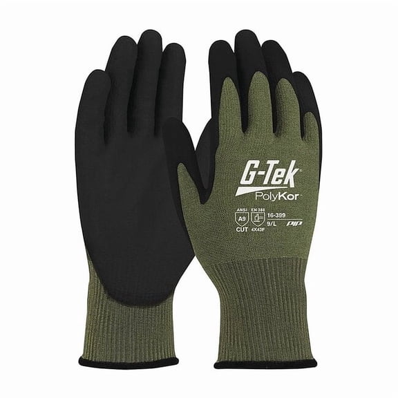 Pip Cut-Resistant Gloves,L,9" L,PR,PK12 16-399/L