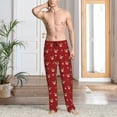thumbnail image 2 of Hirioo Christmas Deer B for Women's PJ Pajama Pants Sleep Pants Women's Home Trousers with Pockets,S-3XL-Large, 2 of 6