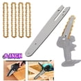 thumbnail image 3 of Landgoo Chainsaw Chain and Guide 6 Inch 1/4 Pitch 0.043"Gauge 37 DRIVE LINKS for Electric Chainsaw Wood Cutter, 3 of 7