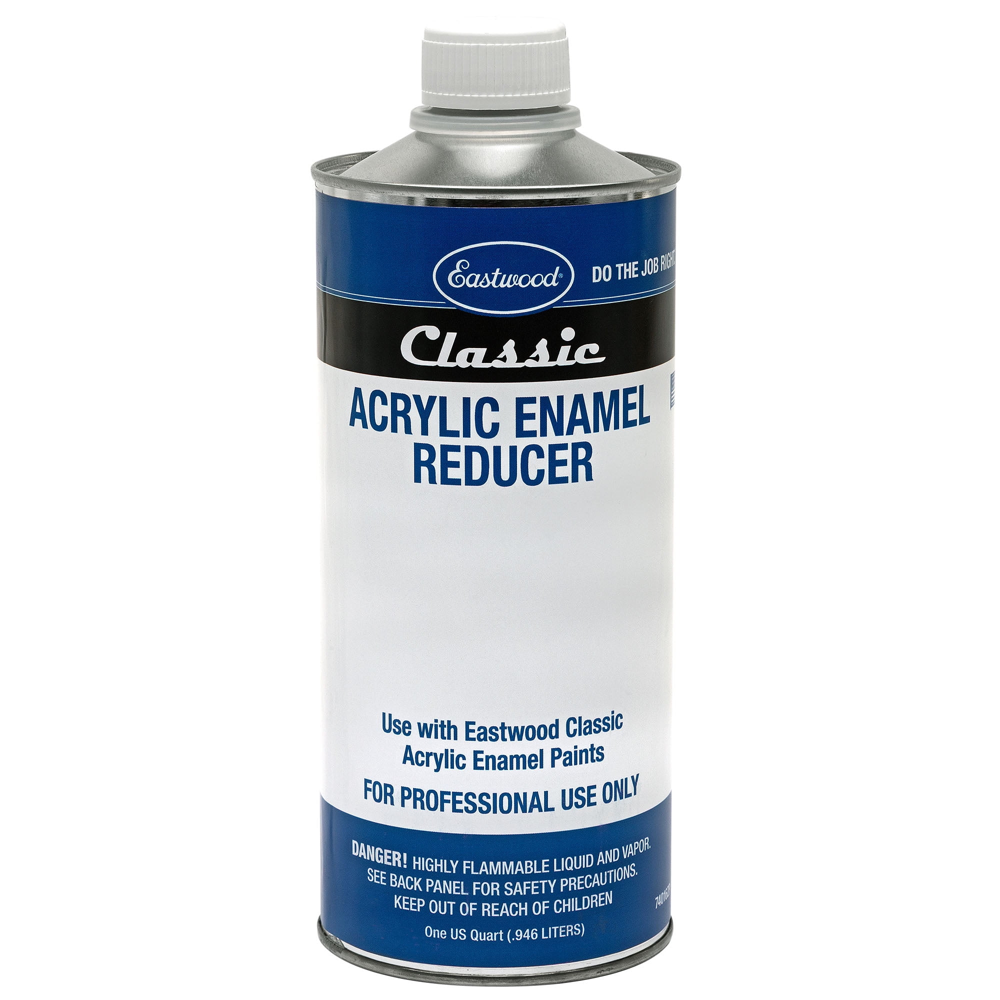Eastwood Classic Acrylic Enamel Gloss White Automotive Spray Paint Gallon Reducer Hardener Kit
