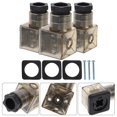 thumbnail image 4 of 3pcs Solenoid Valves Connector Professional 3 Prong Connector Plug with Indicator, 4 of 4