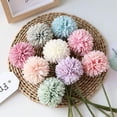 thumbnail image 4 of Artificial Flowers Chrysanthemum Ball Flowers Bouquet 10pcs Present for Important People Glorious Moral for Home Office Coffee House Parties and Wedding (Light Pink), 4 of 6