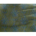 thumbnail image 4 of oneOone Georgette Viscose Fabric Leaves Block Print Fabric By The Yard 42 Inch Wide, 4 of 4