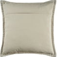 thumbnail image 3 of Ox Bay Wilma Set of 4 Gray Stitch Bordered 24" x 24" Cotton Adult Decorative Throw Pillows, 3 of 8