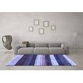 thumbnail image 3 of Ahgly Company Indoor Rectangle Abstract Blue Contemporary Area Rugs, 6' x 9', 3 of 4