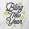 thumbnail image 2 of Bling In The New Year T-Shirt | New Years White Tee Gift, 2 of 5