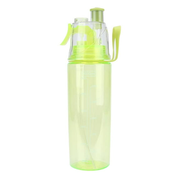 Yosoo Mist Spray Water Bottle 600ml Portable Sport Water Bottle Anti-Leak Drinking Cup with Mist Hydration