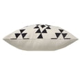 thumbnail image 5 of Laddha Home Designs Handwoven Tribal Diamond Outdoor Throw Pillow Cover - 20" - White and Black, 5 of 9