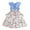 Sky Blue, variant on HAOYUNL Girls'Print Dresses Sleeveless Pullover Spring Fall Floral Dress Big Little Girls Dress for Kids Teen 7-12T