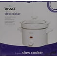 Rival 2 Quart Slow Black Cooker