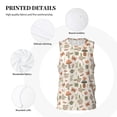 thumbnail image 3 of Sikiie Forest Mushrooms Insects Basketball Jersey Reversible Men's Mesh Athletic Sports Shirts Training Practice S-4XL4X-Large, 3 of 6
