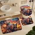 thumbnail image 6 of Animal Guardian America Bathroom Sets with Shower Curtain And Rugs, Incl with 12 Hooks，Toilet Lid Oval Rug, 6 of 8