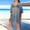 Swim-91Blue, variant on Beach Cover ups for Women Ombre Mesh Kimono Fringe Hem Open Front Sheer Longline Cover up Cardigan Beachwear Vacation Resort Wear Cruise Poolside