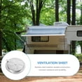 thumbnail image 4 of HLONK Cache-Ventilateur Réglable Trous de Ventilation Grille en Acier Inoxydable Ronde, 4 of 6