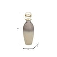 thumbnail image 3 of Sagebrook Home Modern Neutral Glass Bottle With Sphere Lid, 3 of 6