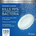 thumbnail image 2 of Retainer Cleaning Tablets, Overnight Stain Cleanser and Plaque Remover, 120 Count, 2 of 7