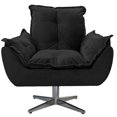 thumbnail image 1 of Sillón Odette B base de metal - Negro WEIK Odette, 1 of 5