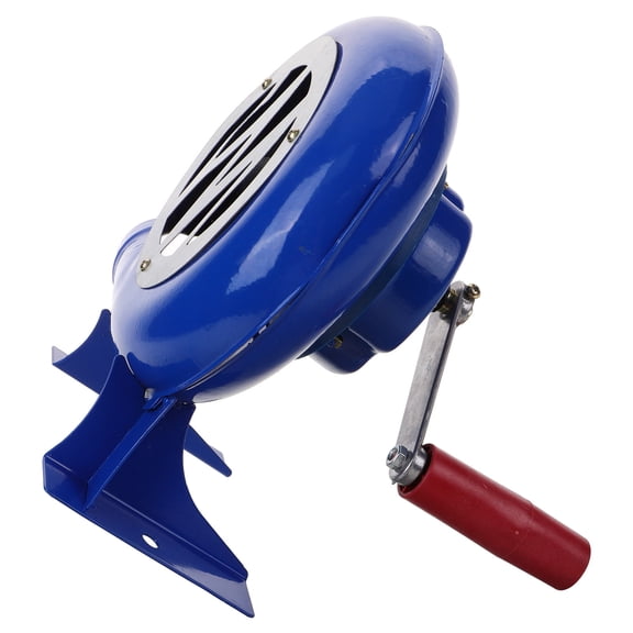 NUOLUX Handheld Iron Blower for Campfire and Backyard Grilling, Portable Fire Starter Tool, 21x17x11.5CM