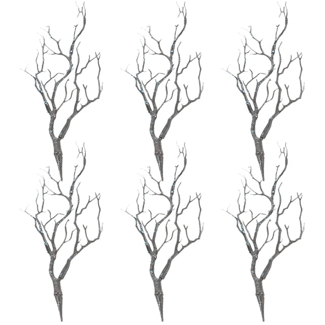 6 ramas artificiales de asta, ramas de árboles secas, ramas DIY para arreglos florales