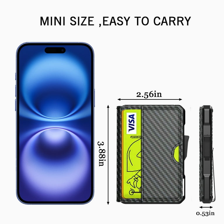 VGUCKI Compact Pop-Up Wallet, RFID Blocking Aluminum photo 2