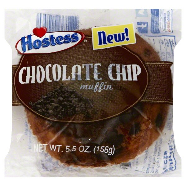 Hostess Chocolate Chip Muffin, 5.5 oz
