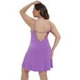 thumbnail image 5 of Women V-Neck Lingerie Sleepwear Slip Nightgown Dress S-XXL, 5 of 6