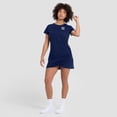 thumbnail image 4 of Women's Fanatics Navy New York Yankees Ruched Drape T-Shirt Dress, 4 of 5