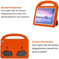 thumbnail image 3 of ELEHOLD Kids Case for Walmart Onn 10.1" Tablet 3rd Generation (2022 Release Modesl 100071485) EVA Kids Friendly Full Body Shockproof Kickstand Function Handle Grip Case for Onn 10.1" 3rd Gen,Orange, 3 of 8
