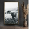 thumbnail image 2 of PixonSign Highland Cow Canvas Print Framed Wall Art, 16x24 inches, 2 of 5