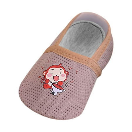 

Socks Toddler Boys Girls Non Slip Summer Print Breathable First Walkers Prewalker Floor Soft Socks Shoes 6M-4Y