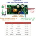 thumbnail image 4 of DC Voltage LD48AJTA LED Driver Module PWM Controller 72W For Lamps H 2A 8-36V Without Terminal, 4 of 8