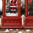thumbnail image 5 of Cheers.US Christmas Snow Globe Lantern Phone Booth, Swirling Water Glittering Battery Operated Festicval Ornament with Timer for Christmas Tabletop Centerpiece Home Decoration, 5 of 7