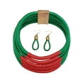 thumbnail image 2 of Collar de joyería africana perfecl verde, 2 of 8