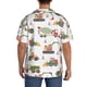 thumbnail image 3 of Fotbe Excavator Camisa Estampada de Manga Corta para Hombre, Casual de Verano, Estilo Playero, Sin Arrugas-Large, 3 of 5