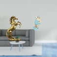 thumbnail image 2 of Estatua de caballo, traje de baño, figura de dama, decoración de mesa, escultura de mujer de playa, material de resina, adecuada para sala de estar, o, 2 of 8