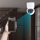 thumbnail image 2 of Cámara de seguridad inteligente Pisexur Electronics para hombres, cámara HD 1080p, wifi de 2,4 GHz con visión nocturna, audio bidireccional, detección de movimiento y almacenamiento de tarjetas, cáma, 2 of 9