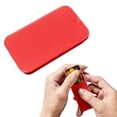 thumbnail image 2 of Metal Rectangular Empty Hinged Tins,Mini Rectangular Empty Tin Box with lids,Portable Slide Cover Boxes For Candy,Home Organizer & Craft containers,7 Colors Option(2.36x1.33x0.43")(Red), 2 of 9
