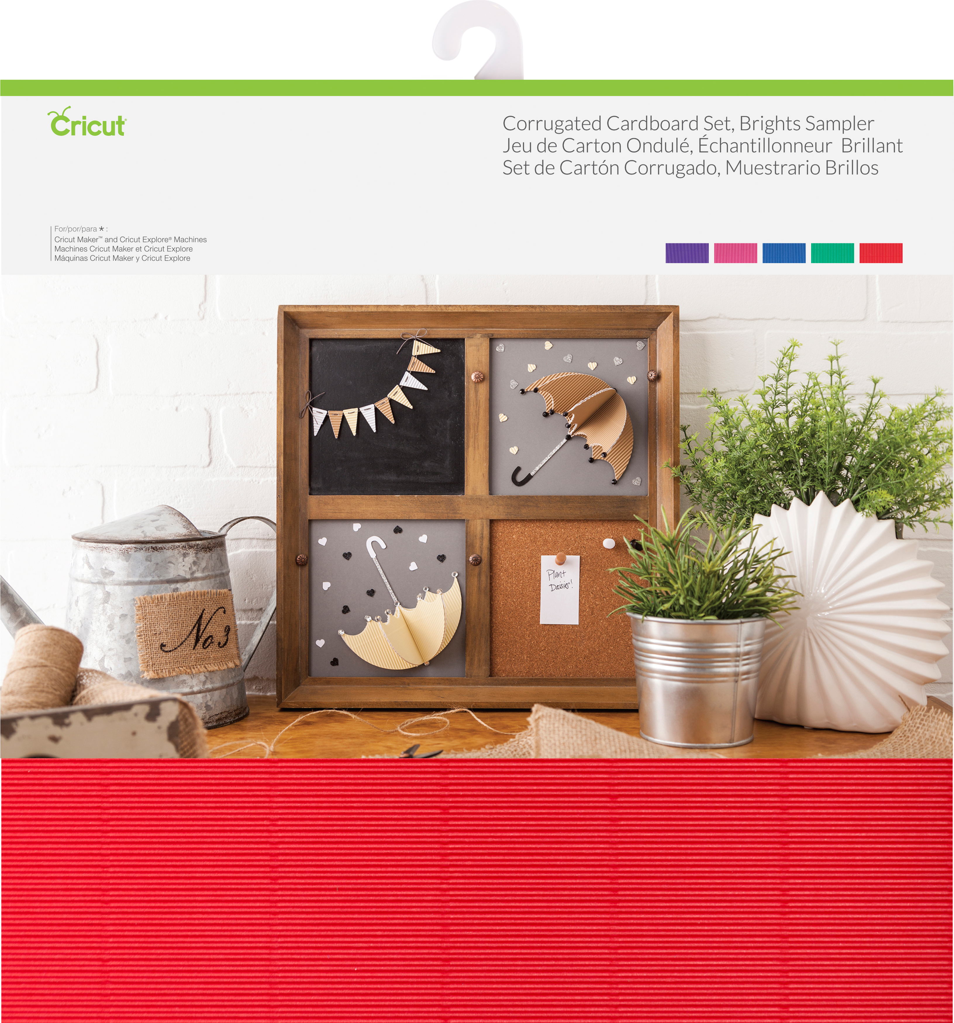 Cricut Corrugated Cardboard 12"X12" Set 20 SheetsBrights Walmart Canada