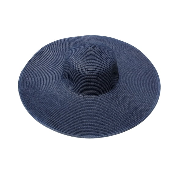 SAZBJOJN Sun Hats for Women Large Brim Foldable Straw Hat Summer UV Protection Breathable Packable Sun Hat Outdoor Vacation Fashion Beach Hats UPF 50 M