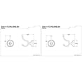 thumbnail image 2 of Kingston Brass BAK1117C 2.38 in. Victorian Robe Hook, Polished Chrome - 2 Piece, 2 of 2
