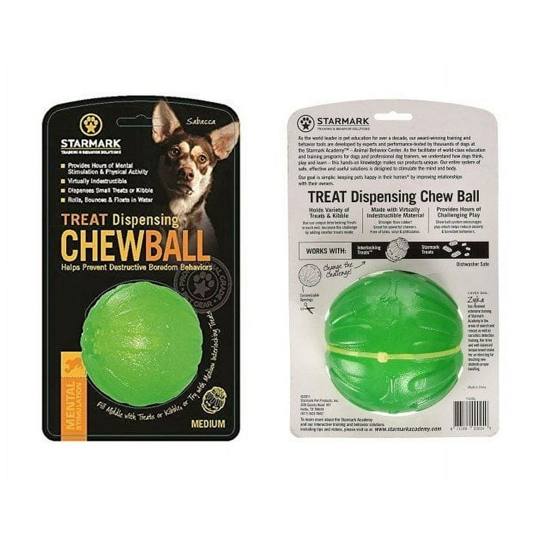 StarMark Everlasting Fun Ball MEDIUM Treat Dispensing Chew Ball