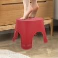 thumbnail image 2 of OULII Potty Step Stool Plastic Red Good Load-bearing Capacity for Bathroom 1Pcs, 2 of 7
