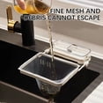 thumbnail image 4 of pstuiky Kitchen Sink Drain Filter Screen Suction Cup Mount, Disposable Mesh Bags Prevents Clogs & Odors 1-Pack Replacement Screens Included for Leftover Food & Kitchen Waste, 4 of 4