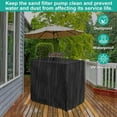 thumbnail image 2 of LYY-Sand Filter Cover, Pool Filter Sand Cylinder Cover, Sand Filter Pump Cover, 33x24x33.8in Anti UV Above Ground Pool Pump Cover, 420d Oxford Cloth Fabric Pool Filter Cover&&, 2 of 7