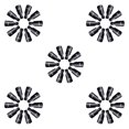 thumbnail image 1 of sweethay 10 Uds. Clips de tapa de remojo de Arte de uñas de plástico Gel removedor de esmalte herramienta de envoltura líquido para la Type8 NO8, 1 of 6
