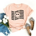 thumbnail image 1 of One Loved Mama T-shirt Happy Shirt Christmas Gift Mothers Day Tee Stacked Mother Top Baby Shower Mom Mother's For Cute And Funny Cool, 1 of 3