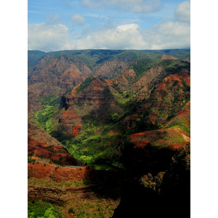 LAMINATED POSTER Waimea Canyon Landscape Kauai Hawaii Nature Poster Print 24 x