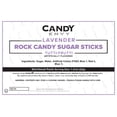 thumbnail image 5 of Candy Envy Lavender Rock Candy Tutti Frutti Flavor 12 Individually Wrapped, 5 of 5
